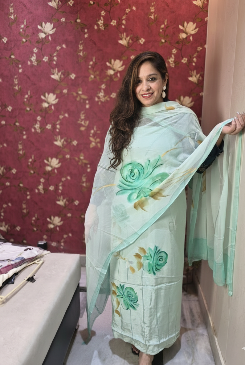 noor mint floral summer suit noor mint floral summer suit