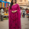 rani pink floral summer suit set rani pink floral summer suit set