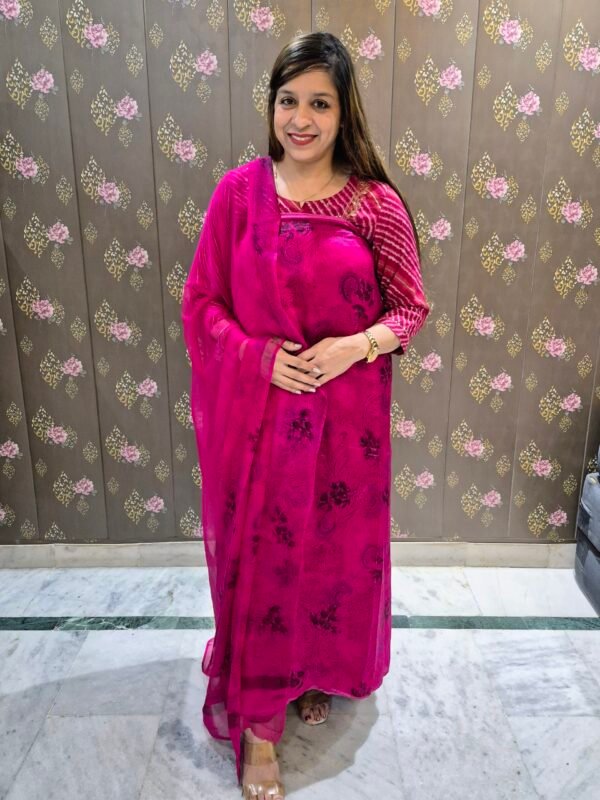 rani pink floral summer suit set rani pink floral summer suit set