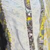 Yellow cotton salwar suit with printed kurta, cotton bottom and cotton dupatta displayed on mannequin in premium studio setup