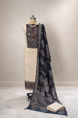 royal indigo muslin suit set for women | premium designer ethnic wear – house of kaur royal indigo muslin suit set for women | premium designer ethnic wear – house of kaur