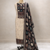 midnight heritage muslin suit set for women | premium designer ethnic wear – house of kaur