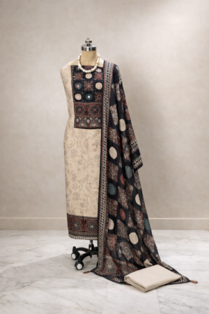 midnight heritage muslin suit set for women | premium designer ethnic wear – house of kaur midnight heritage muslin suit set for women | premium designer ethnic wear – house of kaur