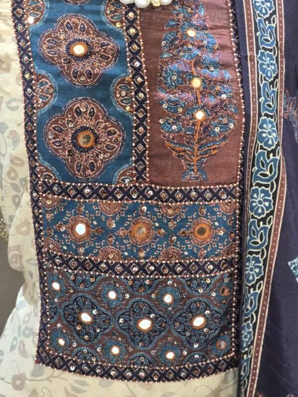 royal indigo muslin suit set for women | premium designer ethnic wear – house of kaur