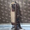 midnight heritage muslin suit set for women | premium designer ethnic wear – house of kaur