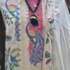 boutique style pure cotton suit set with lace work & designer dupatta