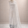 pastel organza suit set with lakhnawi embroidery & pearl work | elegant ethnic wear pastel organza suit set with lakhnawi embroidery & pearl work | elegant ethnic wear