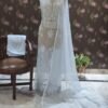pastel organza suit set with lakhnawi embroidery & pearl work | elegant ethnic wear pastel organza suit set with lakhnawi embroidery & pearl work | elegant ethnic wear